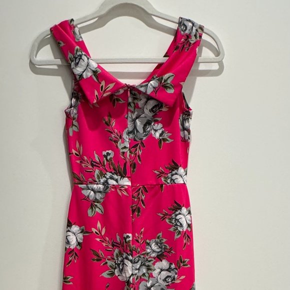 Fashion Nova Pink Floral Jumpsuit - Picture 2 of 7